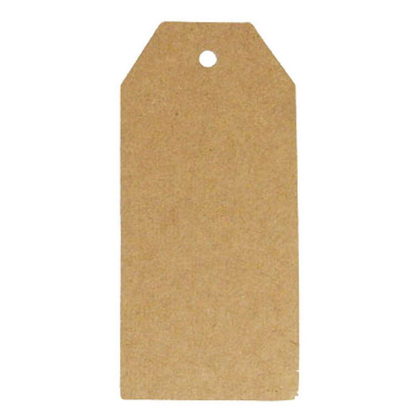 Wrapables Original Gift Tags/Kraft Hang Tags with Free Cut Strings, (20pcs) Image
