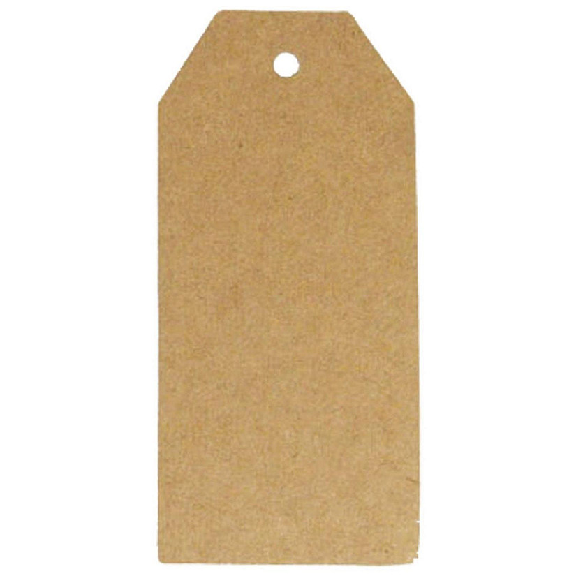 Wrapables Original Gift Tags/Kraft Hang Tags with Free Cut Strings, (50pcs) Image
