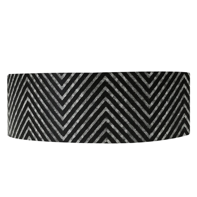 Wrapables Striped Washi Masking Tape, Black Tread Image