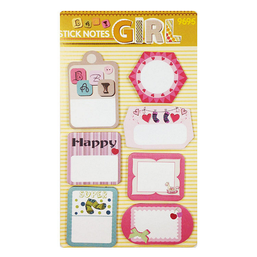 Wrapables Trendy Sticky Notes, Super Happy Baby Image