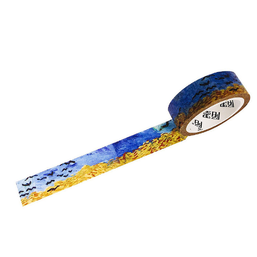 Wrapables&#174; Van Gogh Inspired Washi Masking Tape, Wheat Field with Crows Image