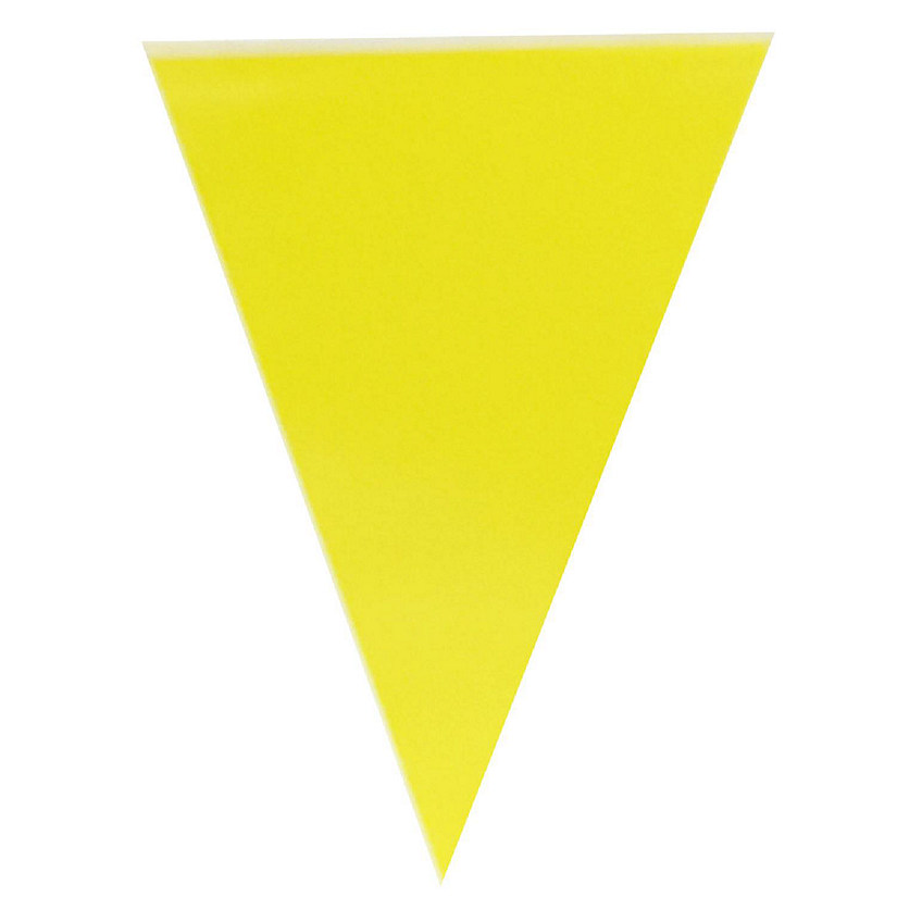 Wrapables Yellow Triangle Pennant Banner Party Decorations Image