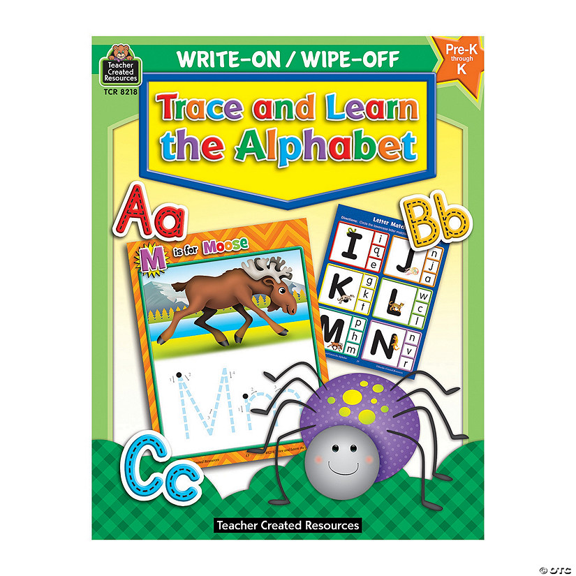 Write On, Wipe Off Learn the Alphabet Book Image