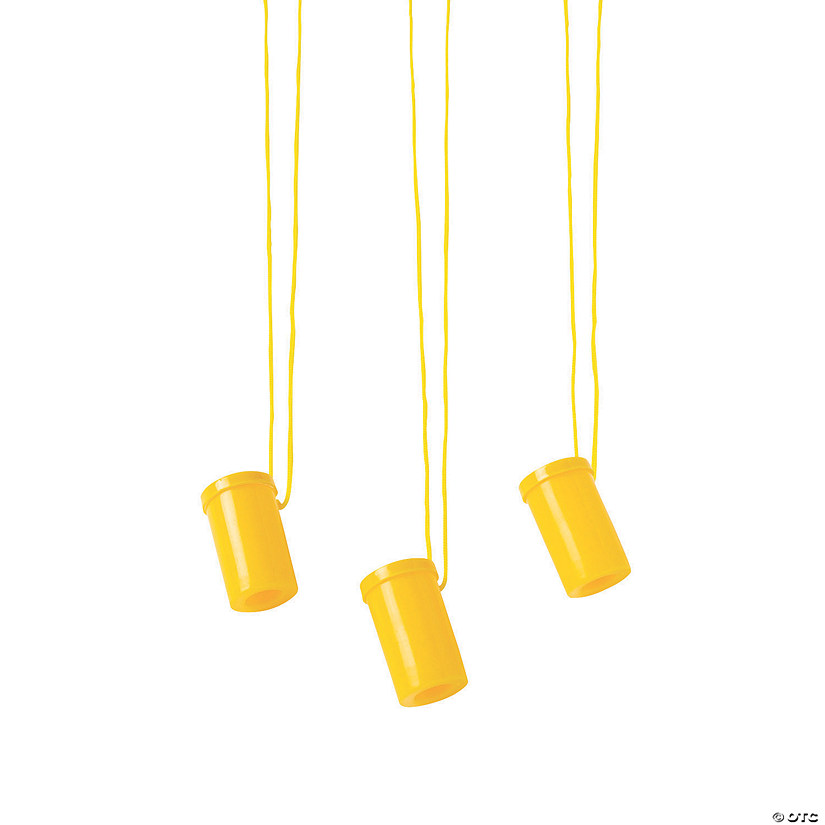Yellow Air Blaster Air Horns - 12 Pc. Image