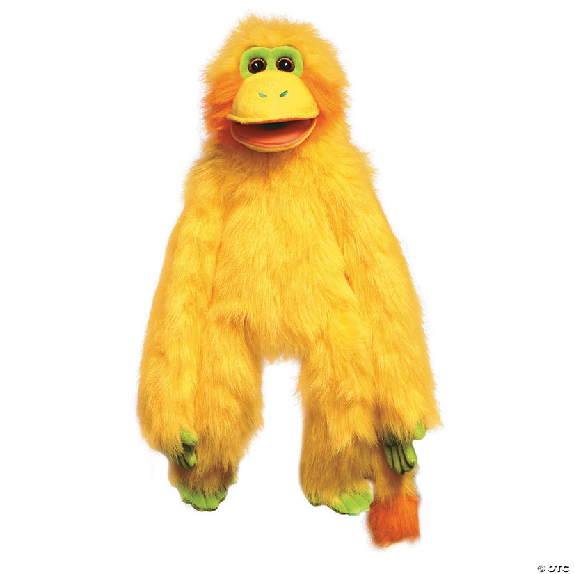 Yellow Funky Monkey Plush Puppet Image