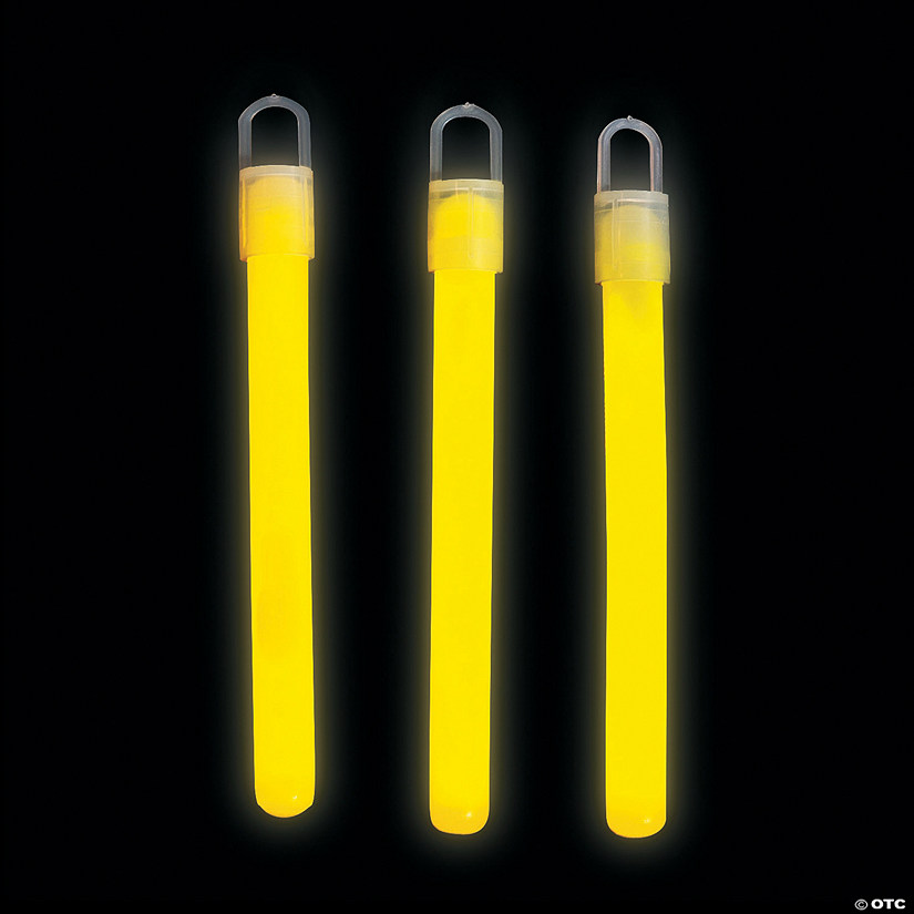 Yellow Glow Sticks - 12 Pc. Image