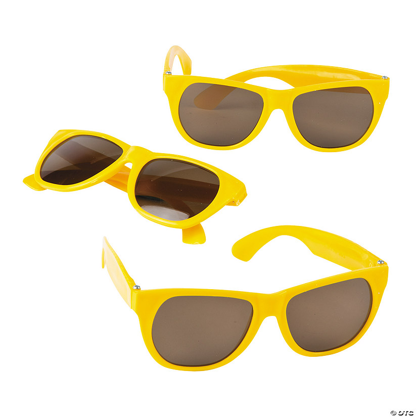 Yellow Nomad Sunglasses - 12 Pc. Image
