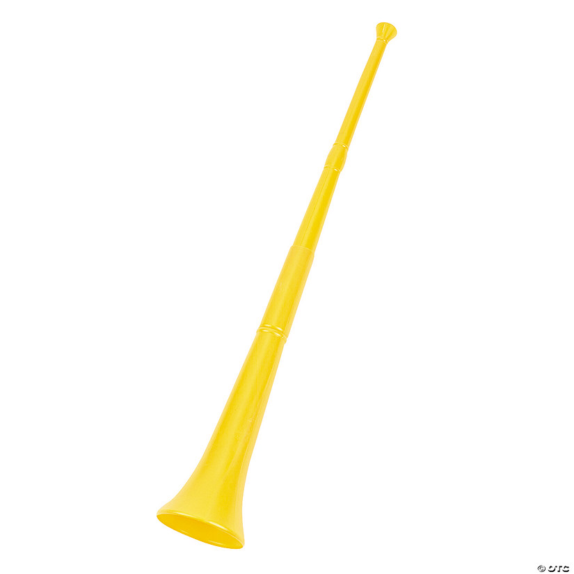 Yellow Stadium Horns - 12 Pc. Image