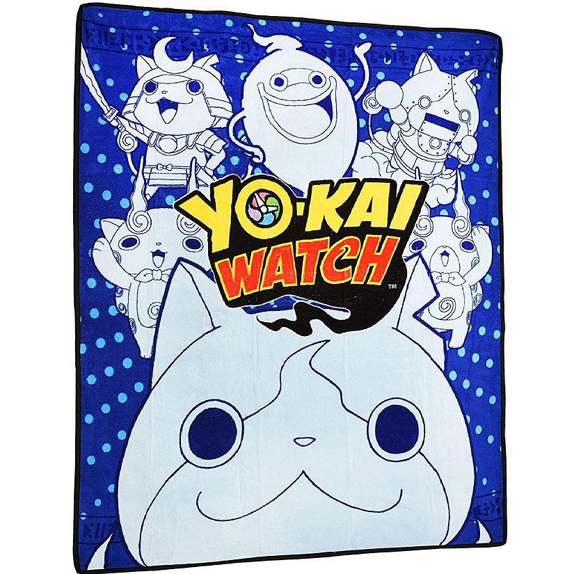 Yo-Kai Watch Multi-Character Print Micro Raschel Throw - 50" x 60" Image
