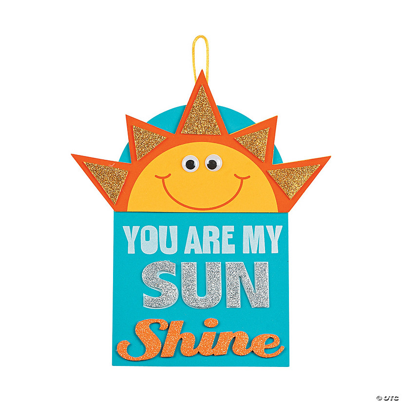 You are My Sunshine Sign Craft Kit- Makes 12 Image