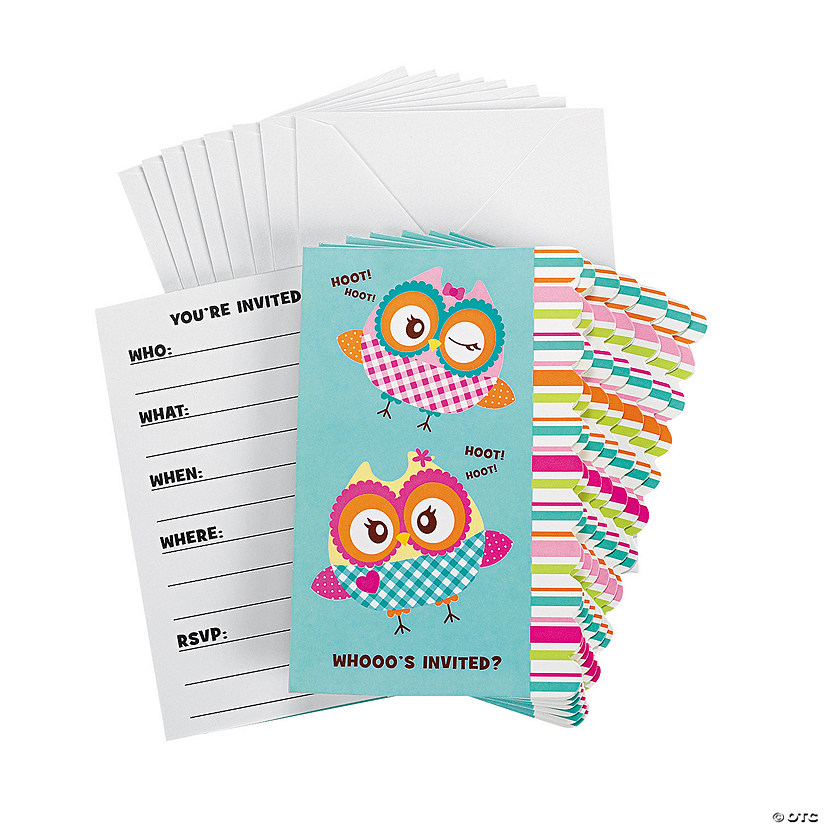 You&#8217;re A Hoot Invitations - 8 Pc. Image