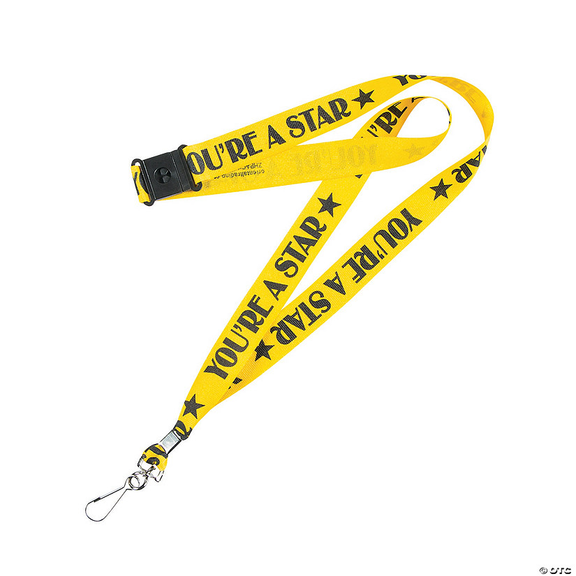 You&#8217;re A Star Breakaway Lanyards - 12 Pc. Image