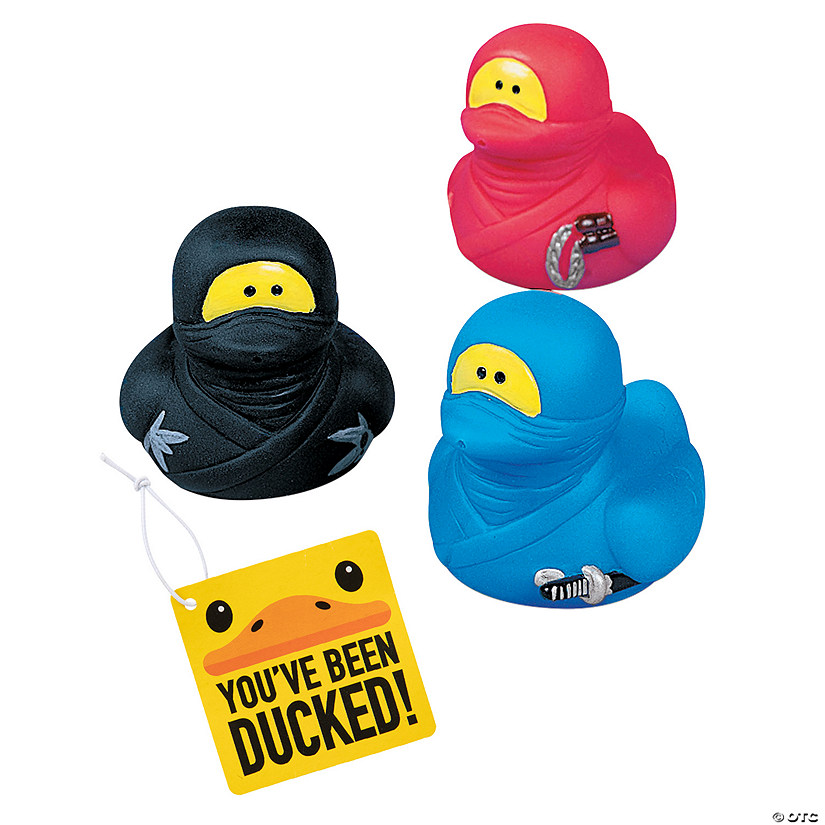You&#8217;ve Been Ducked Ninja Ducks Kit for 12 Image