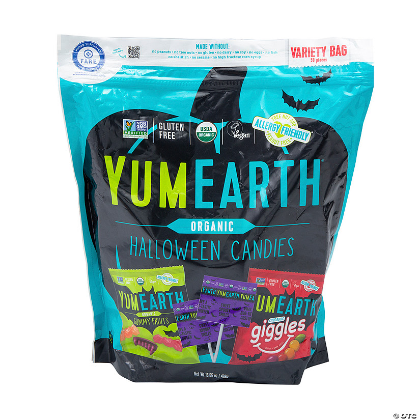 YumEarth<sup>&#174;</sup> Organic Halloween Candies Assortment - 50 Pc. Image