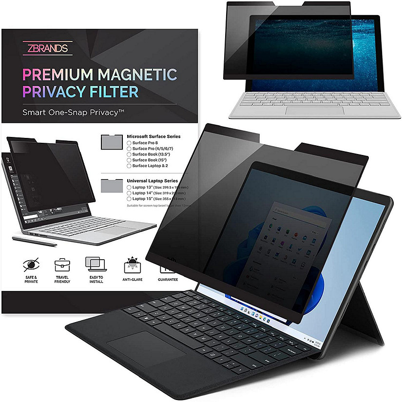 ZBRANDS // Surface Pro 8 Magnetic Privacy Screen Anti-Glare 13 inch Image
