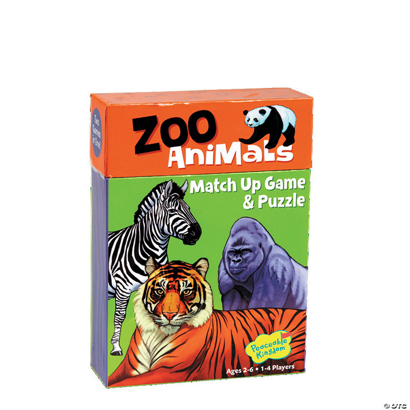 Zoo Animal Match Up Game Image