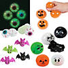 1 1/2"  - 3 1/2" Bulk 60 Pc. Halloween Sticky & Slime Giveaway & Handout Kit Image 1