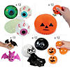 1 1/2"  - 3 1/2" Bulk 60 Pc. Halloween Sticky & Slime Giveaway & Handout Kit Image 1