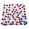 1 1/2" Bulk 120 Pc. Mini Patriotic Red, White & Blue Vinyl Rubber Duck Assortment Image 1