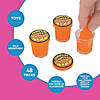 1 1/2" Bulk 48 Pc. Pumpkin Guts Orange Putty in Plastic Containers Image 2