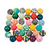1 1/2" Bulk 50 Pc. Mini Multicolor Rubber Bouncy Ball Assortment Image 1