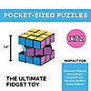 1 1/2" Bulk 72 Pc. Mini Bright Multicolor Plastic Puzzle Cubes Image 4