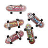 1/2" x 2" Mini Retro Graffiti Message Plastic Skateboards - 36 Pc. Image 1
