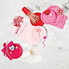 1 3/4" 14 oz. Pink & White Swirl Strawberry Lollipops - 24 Pc. Image 2