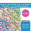 1 3/4" - 2" Bulk 288 Pc. Critters on a String Sticky Toy Assortment Image 2