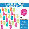 1 3/4" 3 oz. Bulk 144 Pc. Mini Spring Brights Plastic Bubble Bottles Image 2