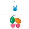 1-3/4" Bulk 288 Pc. Mini Bright Easter Eggs & Sticky Easter Character Filler Kit Image 1