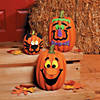 1/4" - 5 1/2" Halloween Foam Pumpkin Decorating Craft Kit - Makes 12 Image 2
