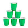 1.5 oz. Bulk 50 Ct. Green Party Cup Disposable BPA-Free Plastic Shot Glasses Image 1