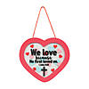 1 John 4:19 Heart Sign Craft Kit- Makes 12 Image 1