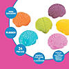1" Mini Halloween Bright Colors Brain-Shaped Eraser Handouts - 24 Pc. Image 2