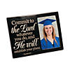 10 1/2" x 6 1/2" Religious Graduation Proverbs 16:3 Resin Picture Frame Image 1