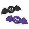 10 3/4" Halloween Fuzzy Stuffed Bats Bouncing Balls - 12 Pc. Image 1