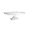 10.5" White Small Round Plastic Cake Stands (7 Cake Stands) Image 1