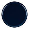 10" Navy Flat Round Disposable Plastic Dinner Plates (120 Plates) Image 1