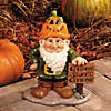 10" Resin Gnome Greeter with Seasonal Hats Outdoor Decoration Image 3