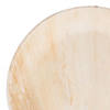 10" Round Palm Leaf Eco Friendly Disposable Dinner Plates (25 Plates) Image 1