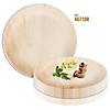 10" Round Palm Leaf Eco Friendly Disposable Dinner Plates (25 Plates) Image 3