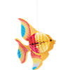 10" Tropical Fish Honeycomb Hanging Decorations - 6 Pc. Image 1