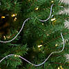 100' x 0.25" Clear Iridescent Beaded Artificial Christmas Garland  Unlit Image 2