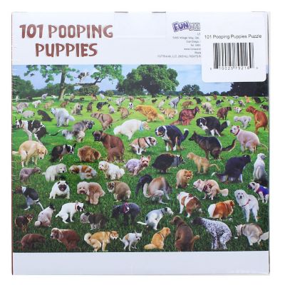 101 Pooping Puppies 1000 Piece Jigsaw Puzzle Image 1