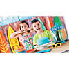 108" x 72" Surf's Up Surfboards on Fence Plastic Backdrop - 3 Pc. Image 2