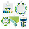 109 Pc. Golf Birthday Party Tableware Kit for 8 Guests Image 1