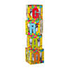 11 1/2" x 11 1/2" Grad Fiesta Stacked Cardstock Boxes - 4 Pc. Image 1