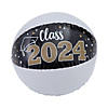 11" Medium Inflatable Class of 2024 Vinyl Beach Balls - 12 Pc. Image 1