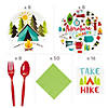 114 Pc. Camp Party Tableware Kit for 8 Image 1